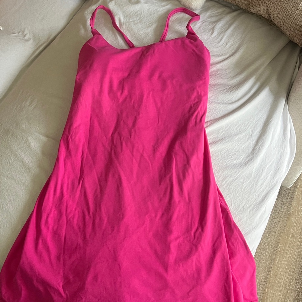 Halara Vibrant Pink Workout Dress🩷